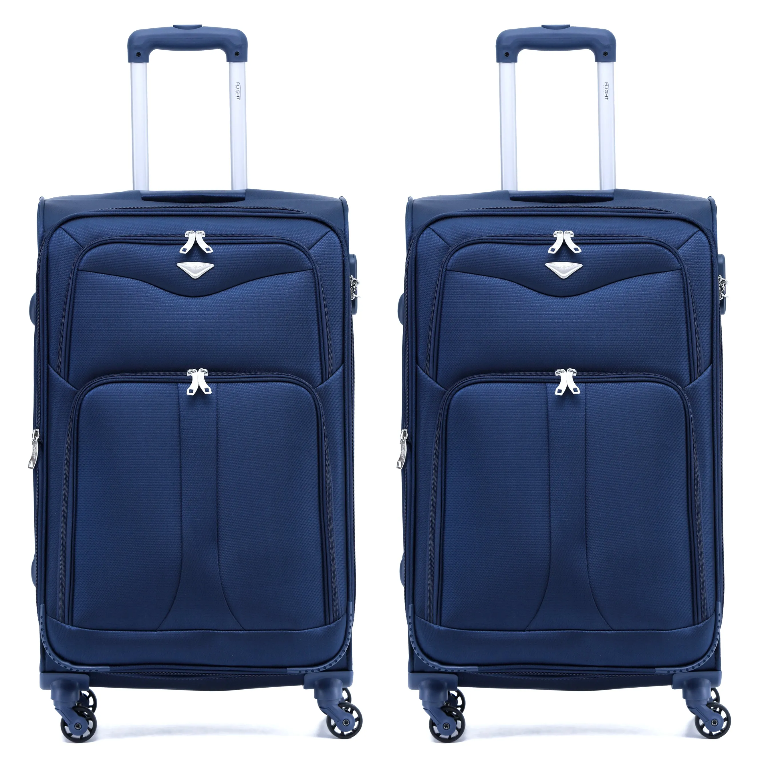 Lightweight 4 Wheel Soft Case Suitcases