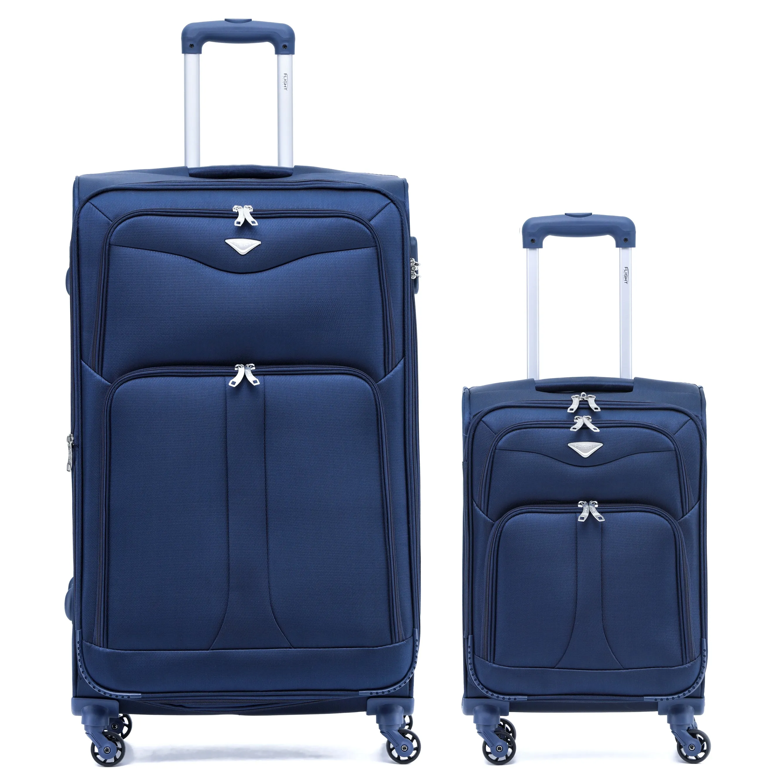 Lightweight 4 Wheel Soft Case Suitcases
