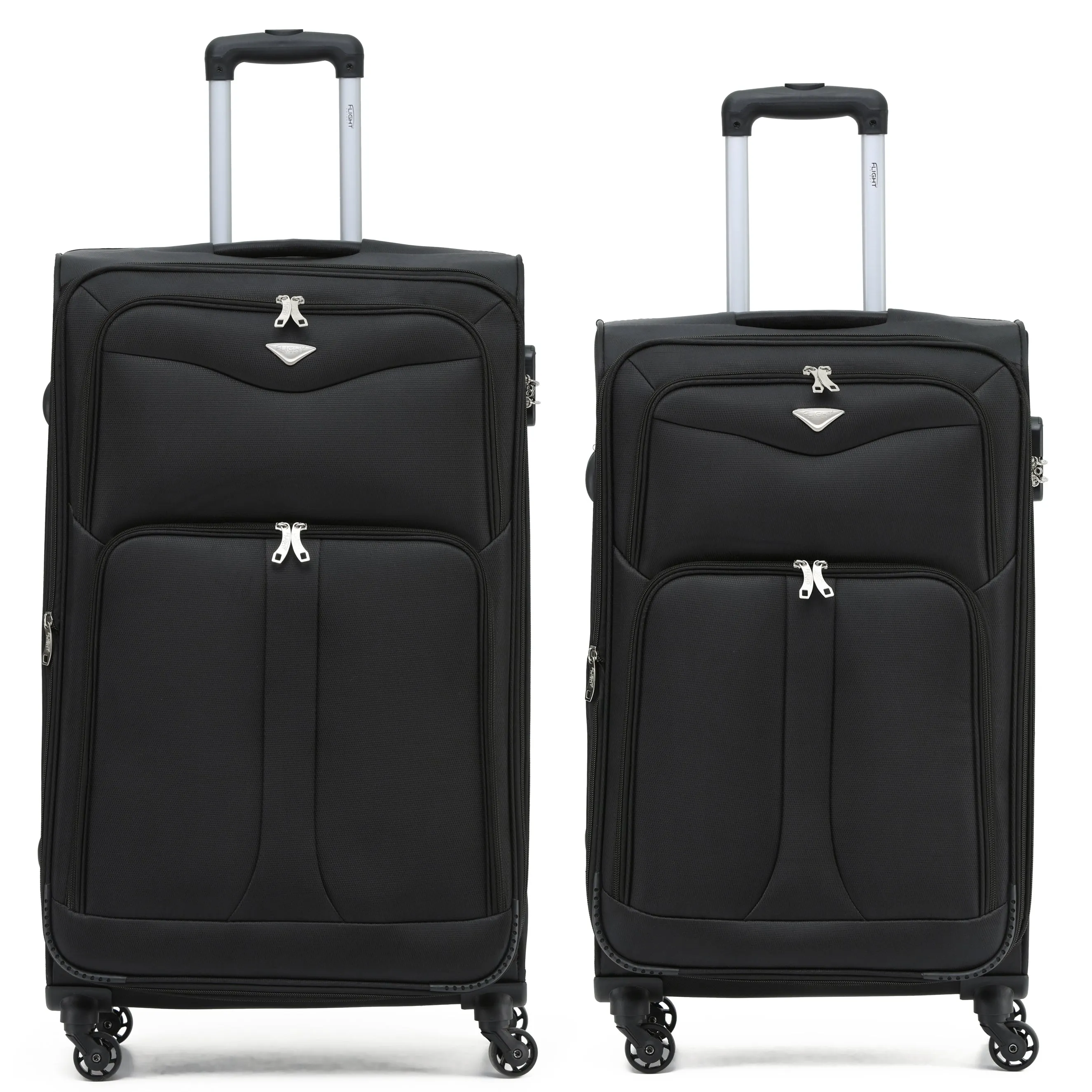 Lightweight 4 Wheel Soft Case Suitcases