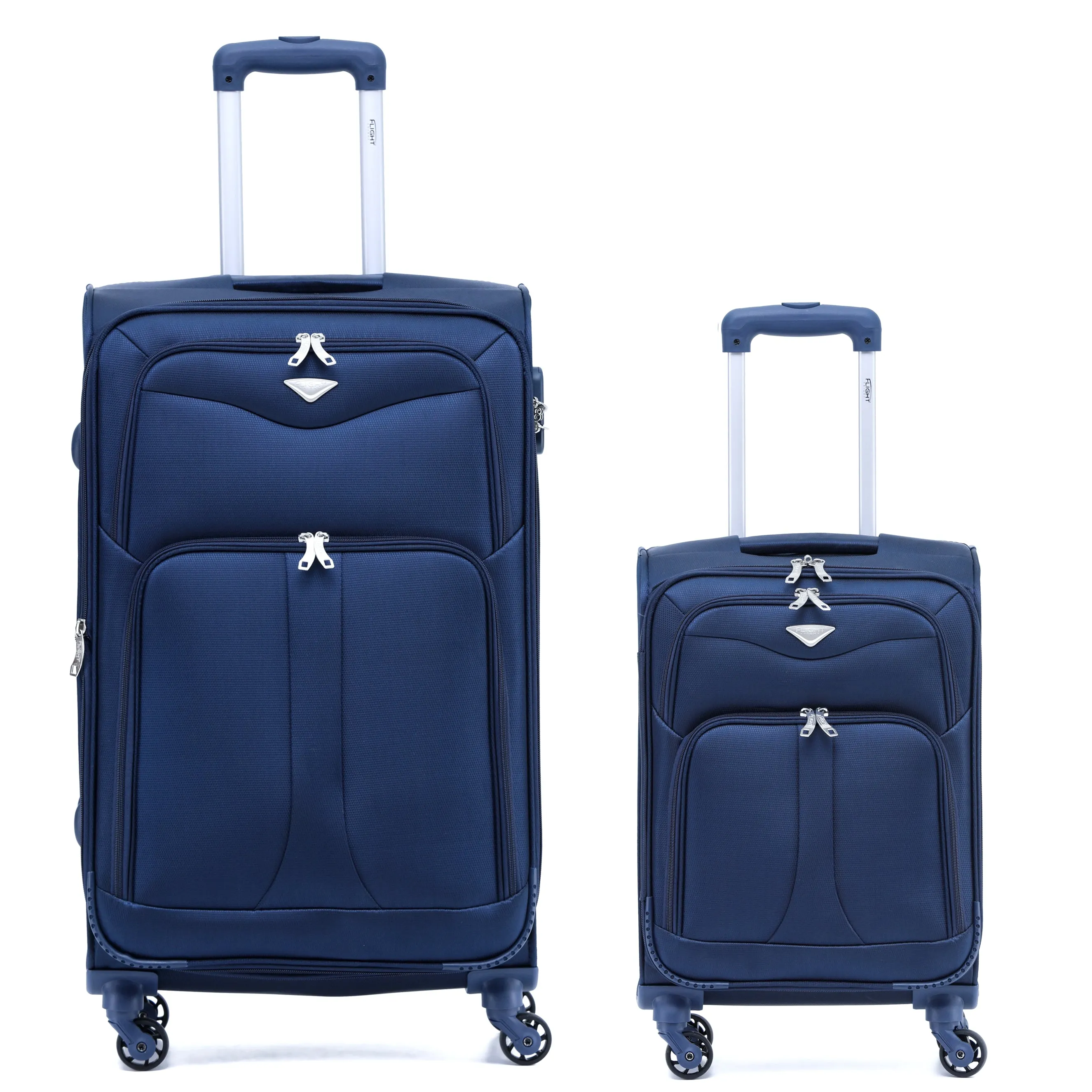 Lightweight 4 Wheel Soft Case Suitcases