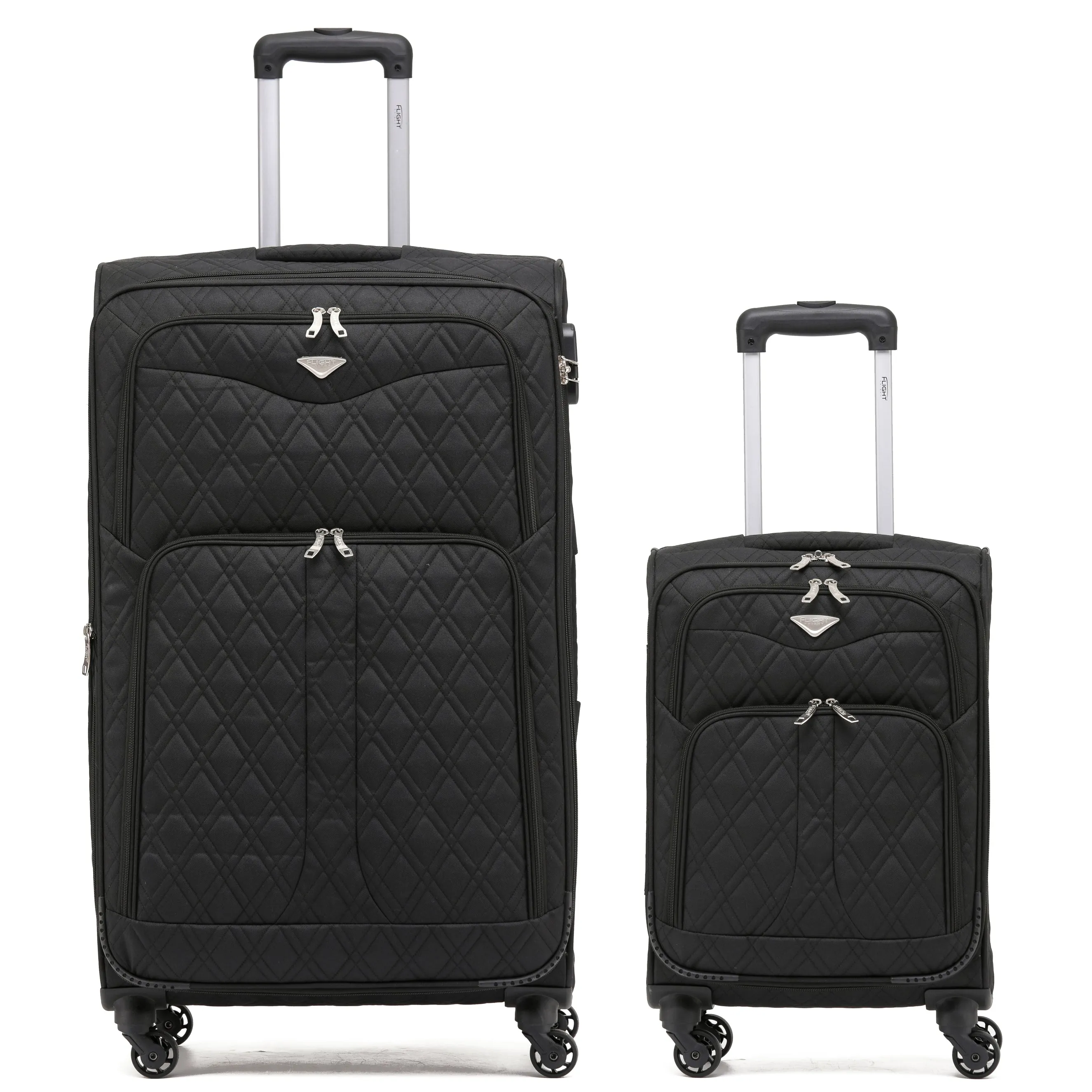 Lightweight 4 Wheel Soft Case Suitcases