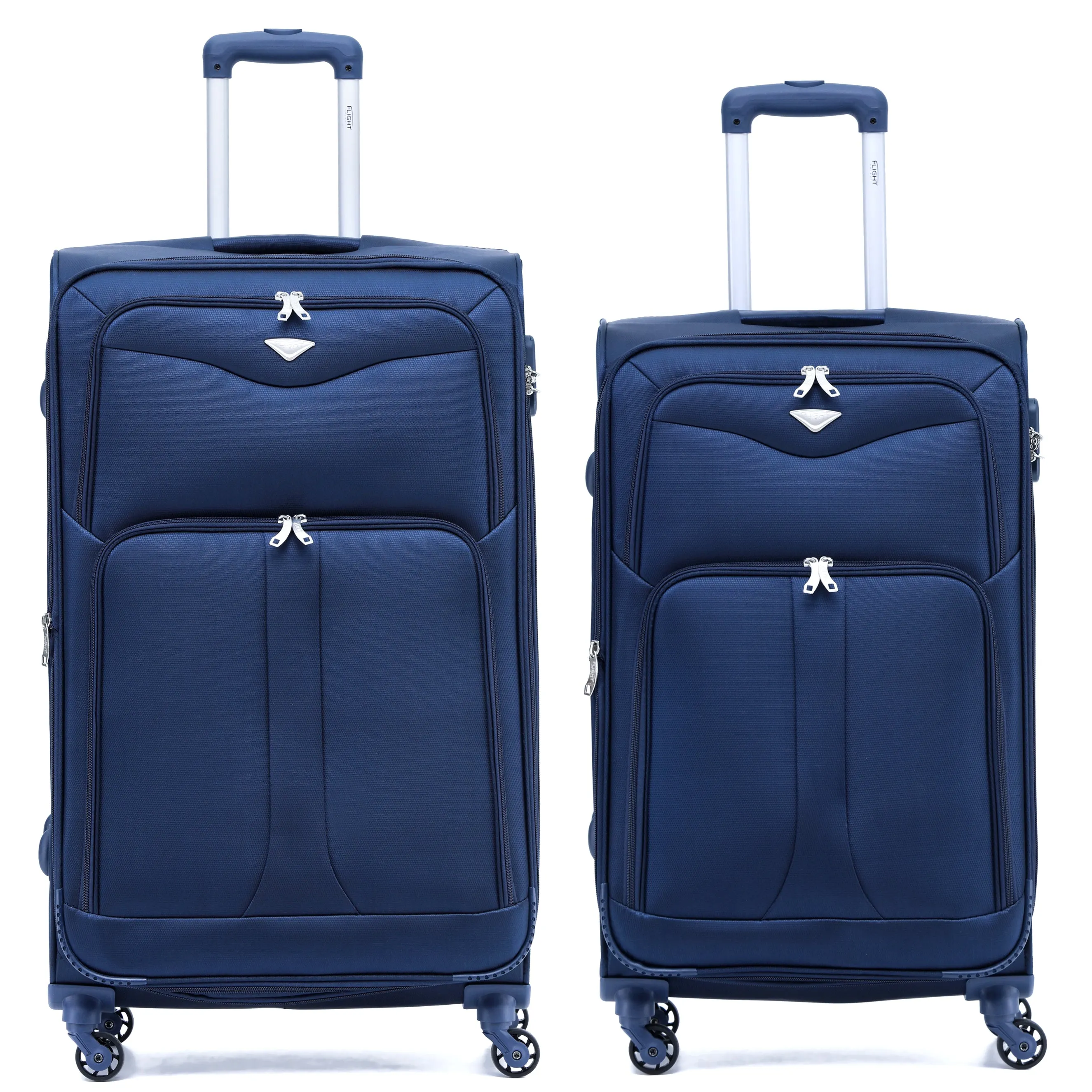 Lightweight 4 Wheel Soft Case Suitcases