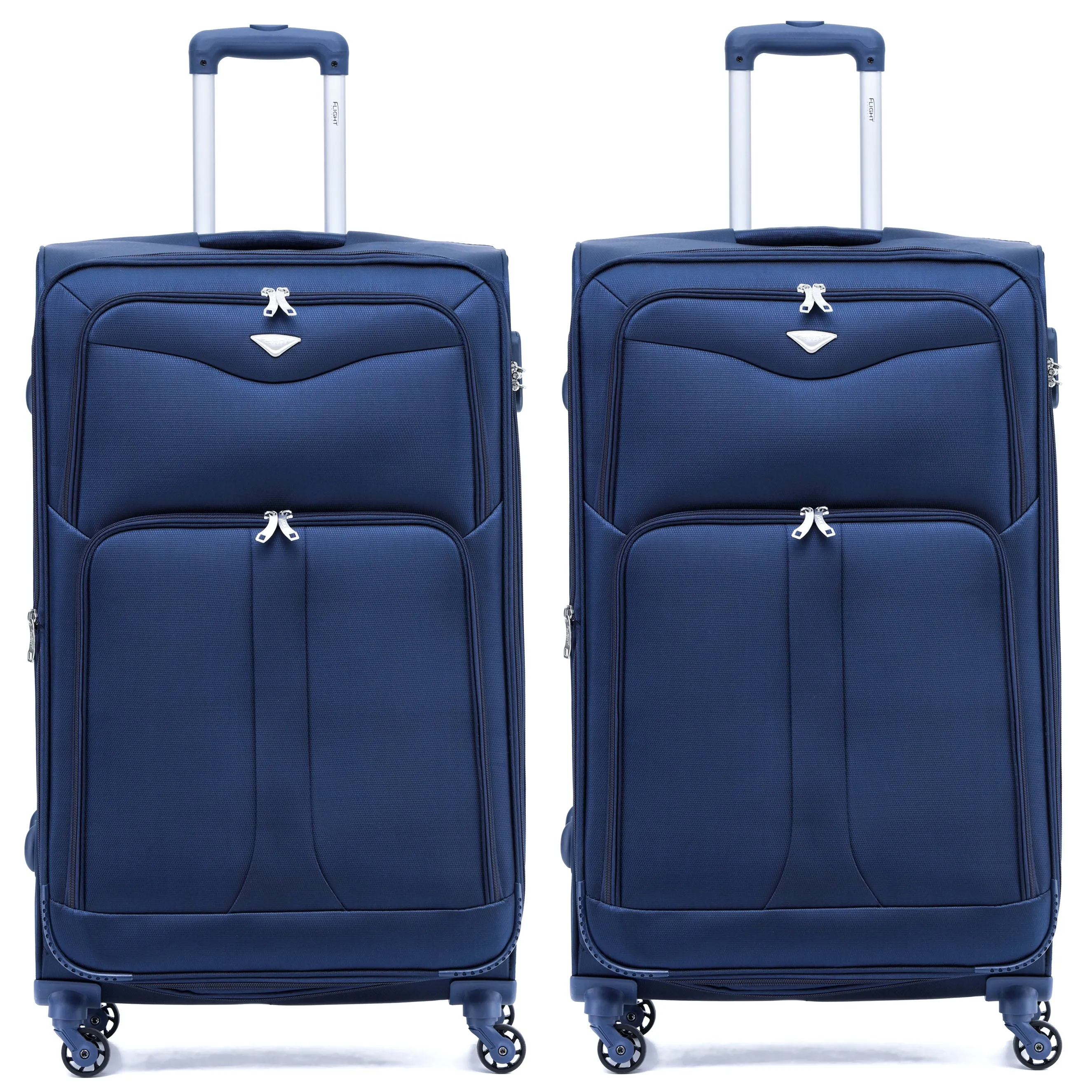 Lightweight 4 Wheel Soft Case Suitcases