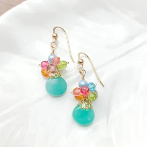 Limited Edition Amazonite Cluster Earrings