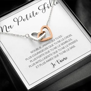 LINKY • Collier A Ma Petite-Fille Double Cœur