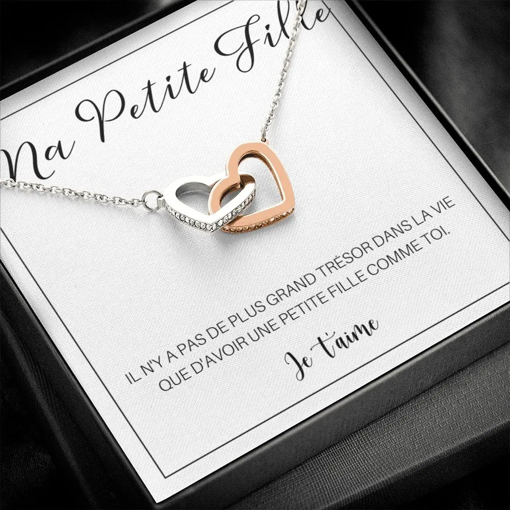 LINKY • Collier A Ma Petite-Fille Double Cœur