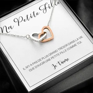 LINKY • Collier A Ma Petite-Fille Double Cœur