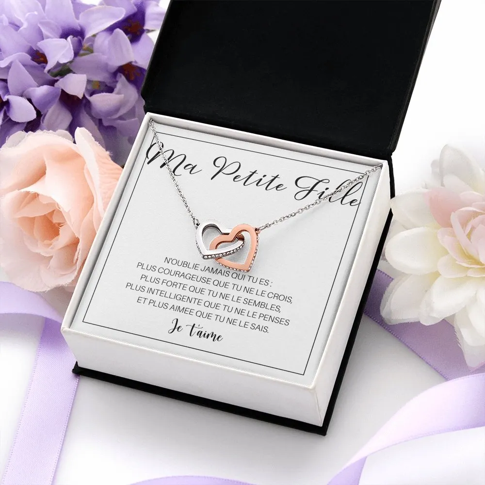 LINKY • Collier A Ma Petite-Fille Double Cœur