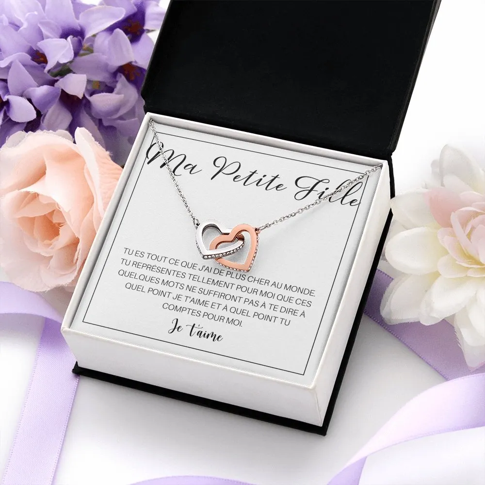 LINKY • Collier A Ma Petite-Fille Double Cœur