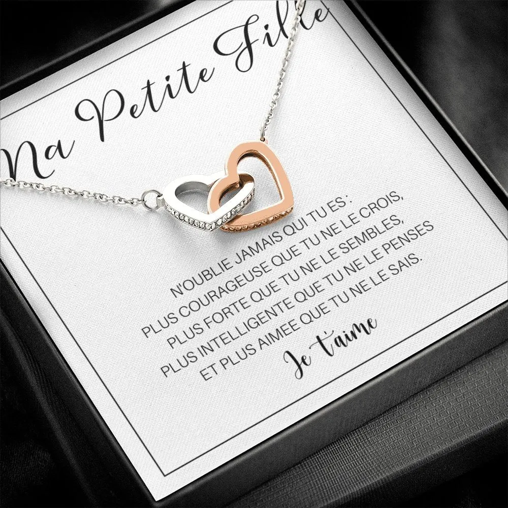 LINKY • Collier A Ma Petite-Fille Double Cœur