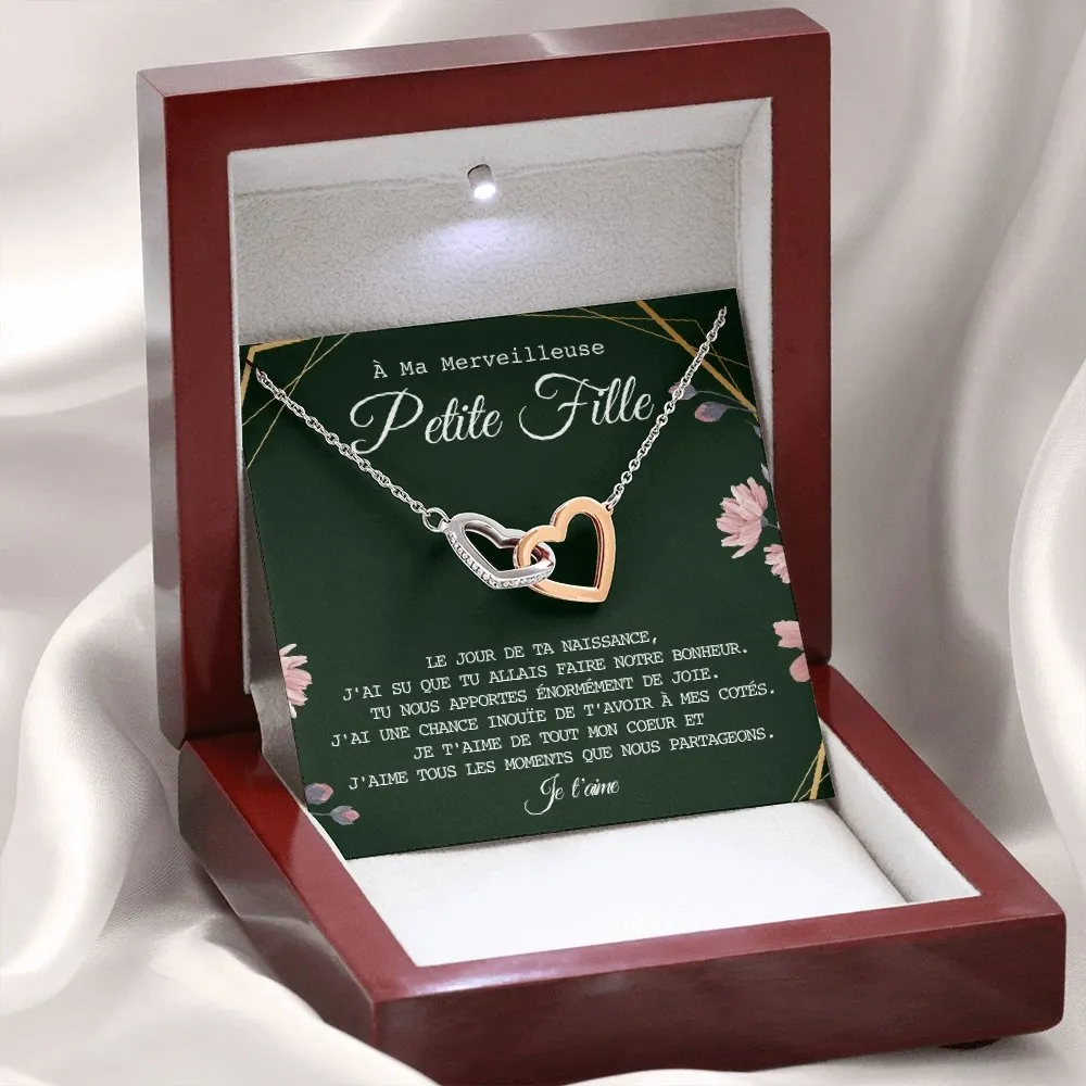 LINKY • Collier Petite-Fille Double Cœur
