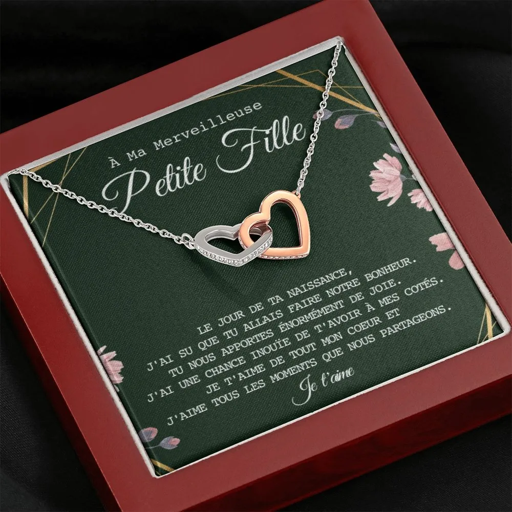 LINKY • Collier Petite-Fille Double Cœur