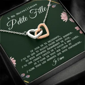 LINKY • Collier Petite-Fille Double Cœur