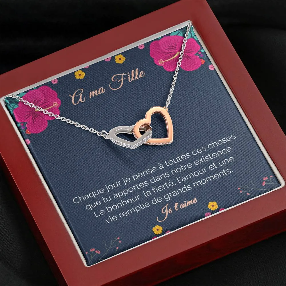 LINKY • Déclaration Pour Ma Fille Double Cœur