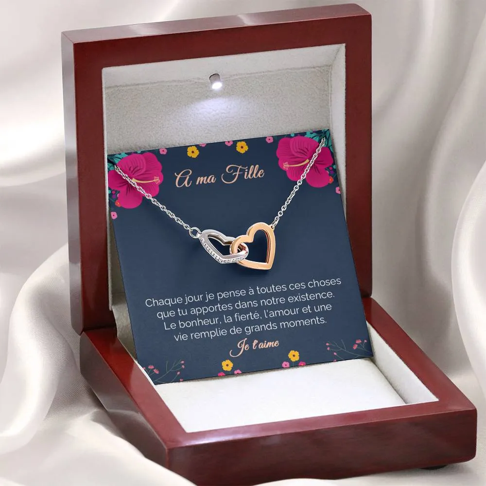LINKY • Déclaration Pour Ma Fille Double Cœur