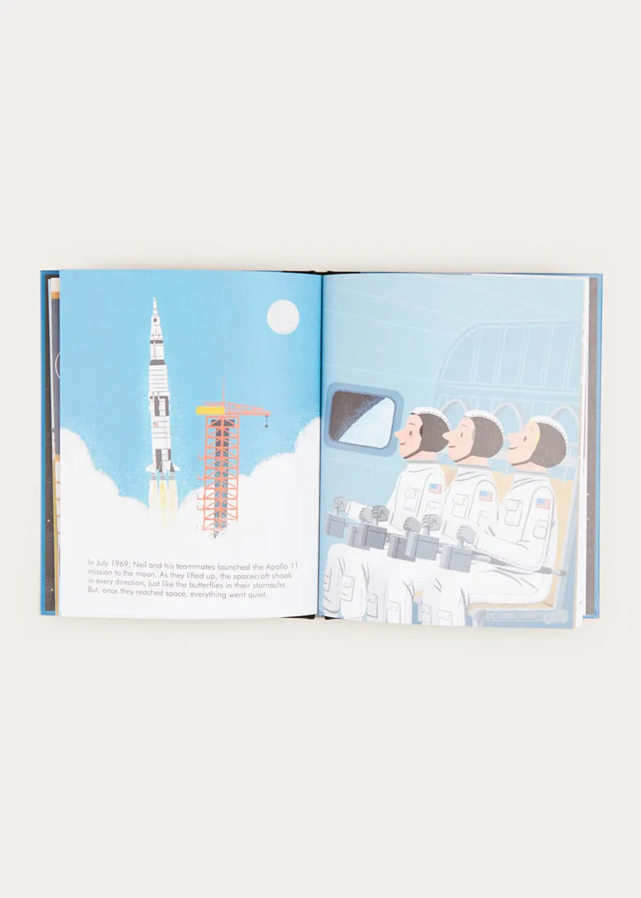 Little People, Big Dreams - Neil Armstrong Book in Navy