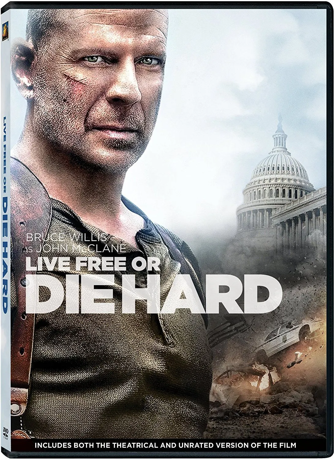 Live Free Or Die Hard DVD (Theatrical & Unrated) (Free Shipping)