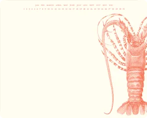 Lobster Mousepad Notepad
