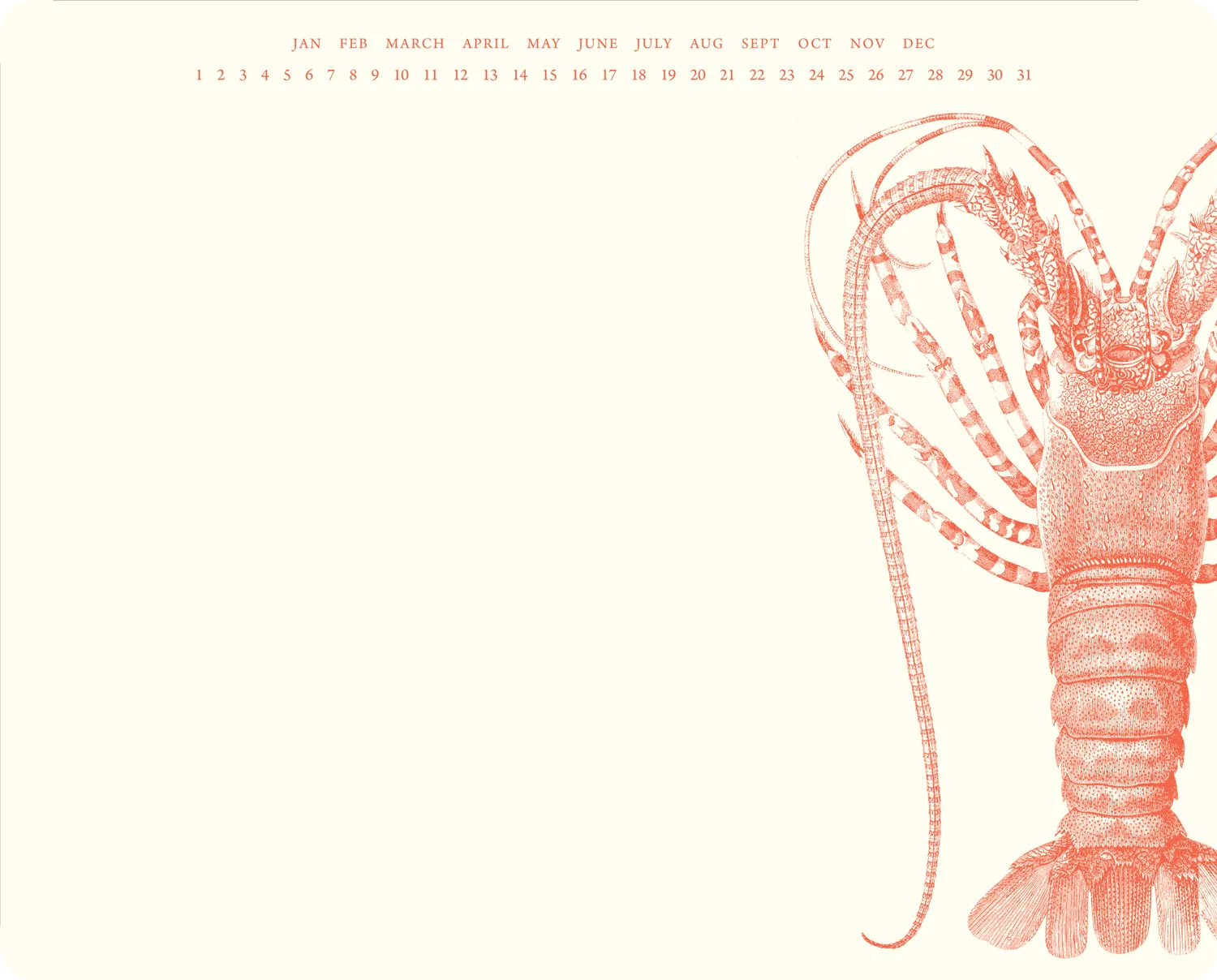 Lobster Mousepad Notepad