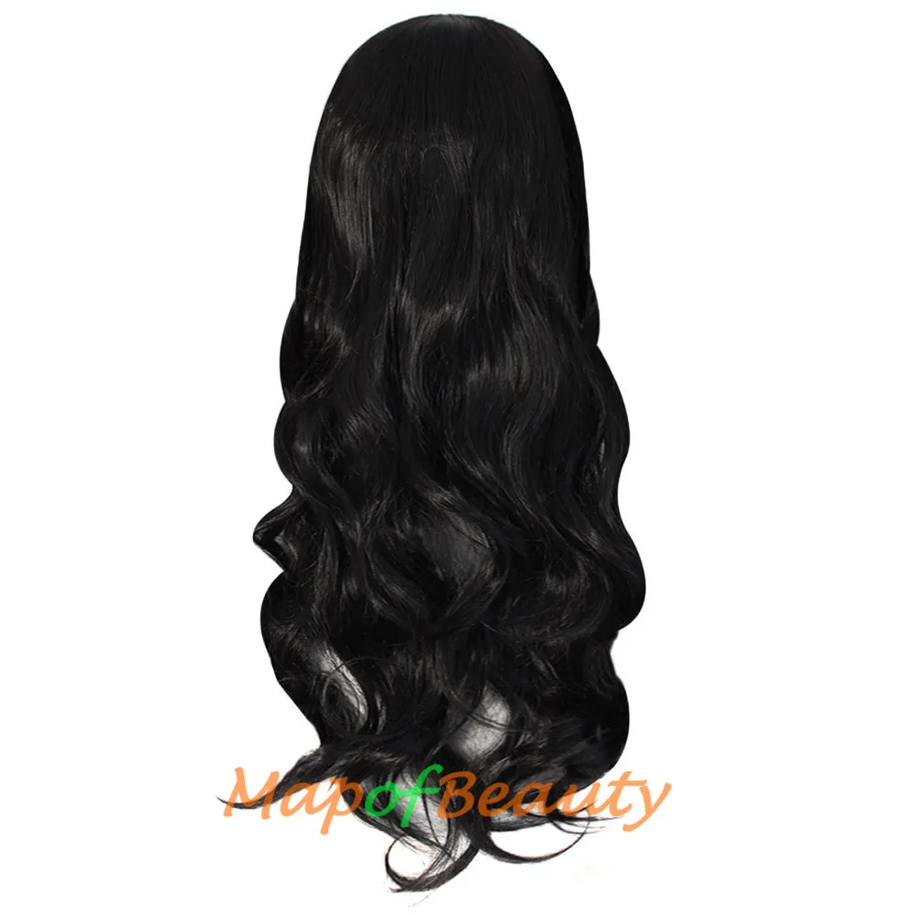 Lolita Lace Curly Wigs Tiger Cilp Horsetail Three-pieces Cosplay Anime Wigs
