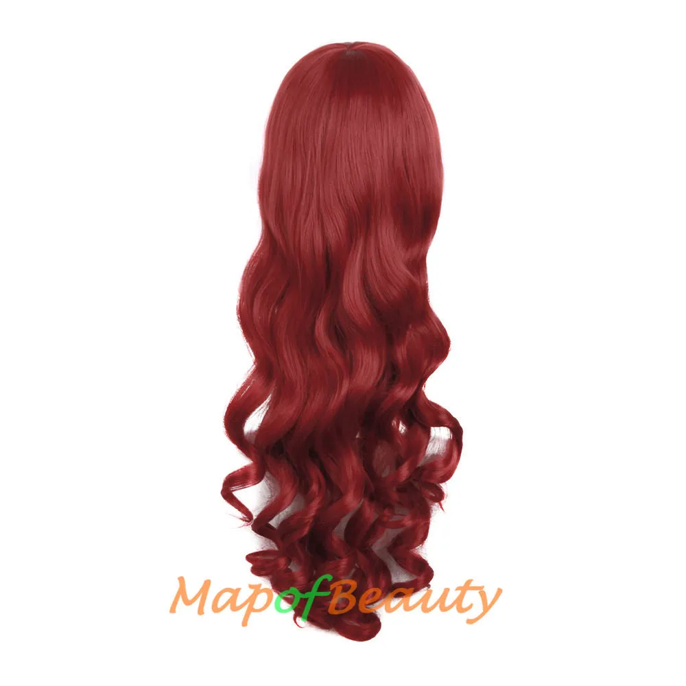 Lolita Lace Curly Wigs Tiger Cilp Horsetail Three-pieces Cosplay Anime Wigs