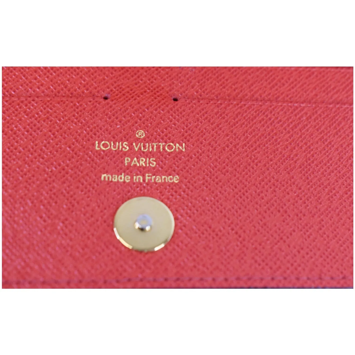 LOUIS VUITTON Adele Monogram Canvas Wallet Brown