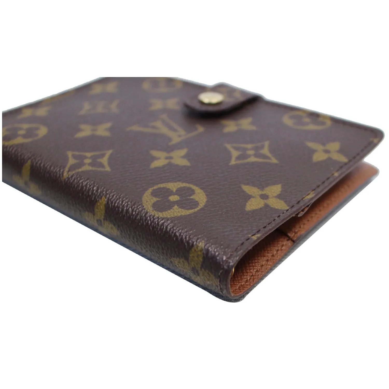 LOUIS VUITTON Agenda PM Monogram Canvas Day Planner Cover Brown