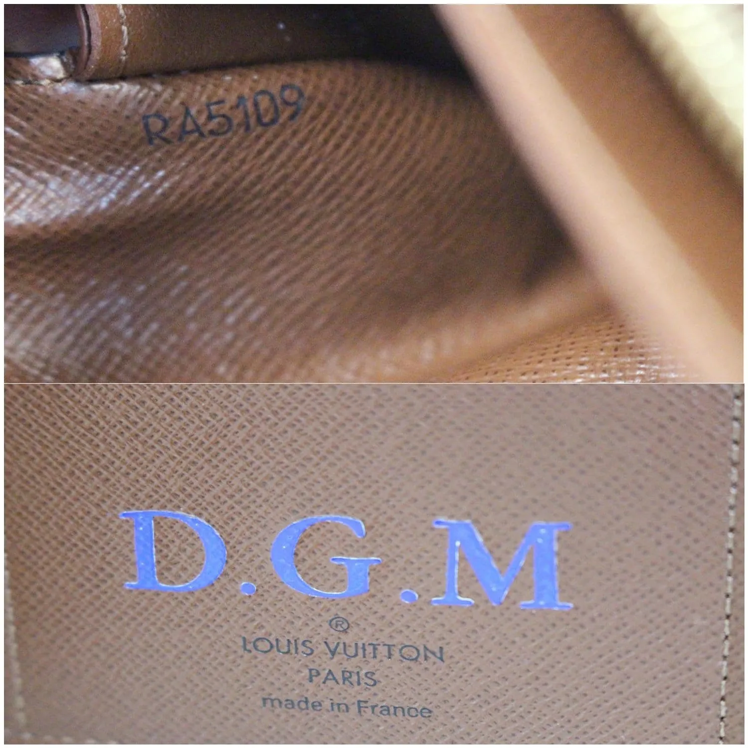 LOUIS VUITTON Brazza Monogram Canvas Wallet Brown