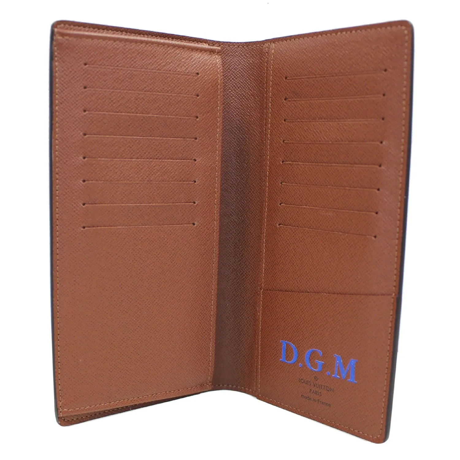 LOUIS VUITTON Brazza Monogram Canvas Wallet Brown