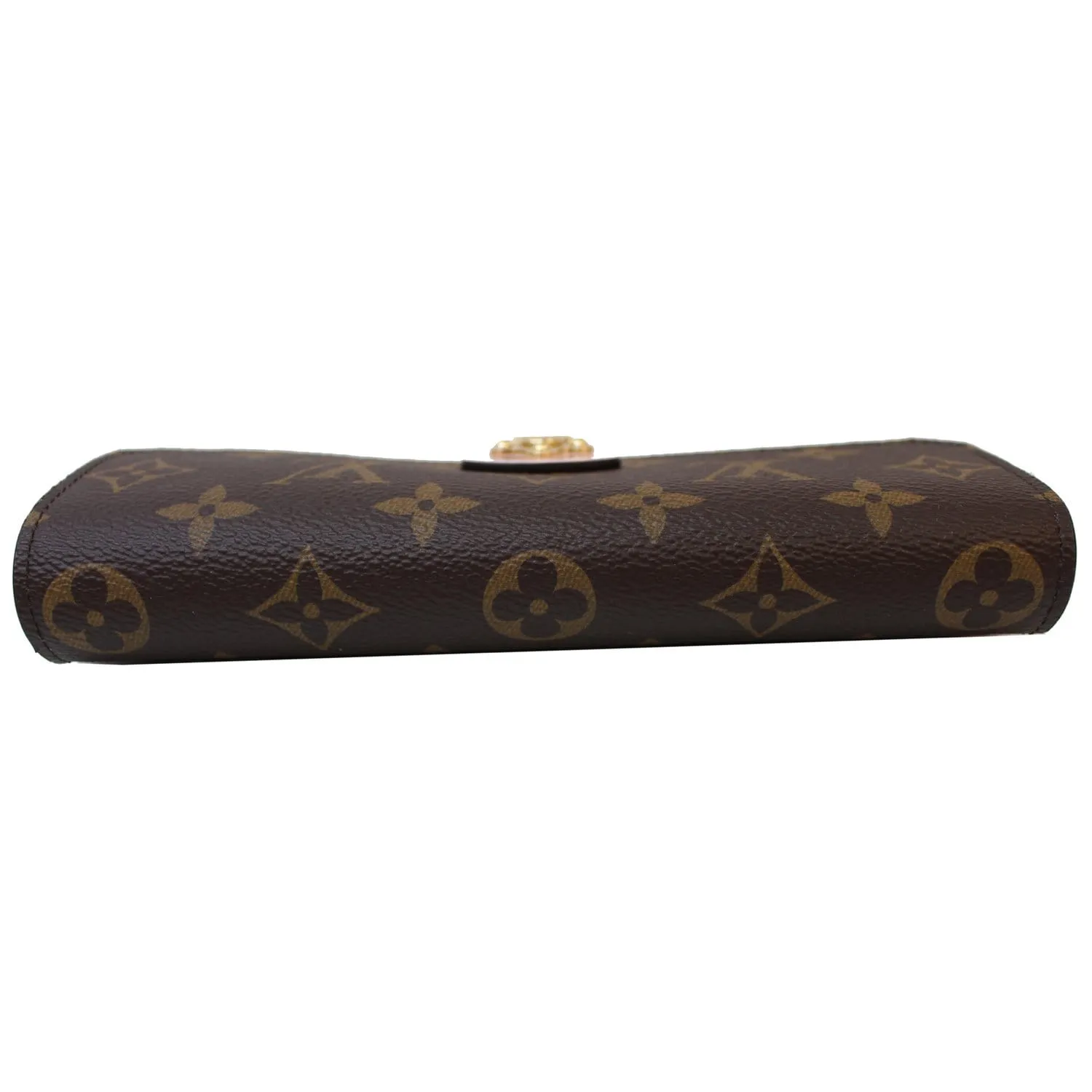 LOUIS VUITTON Cherrywood Monogram/Patent Leather Wallet Rose Ballerine