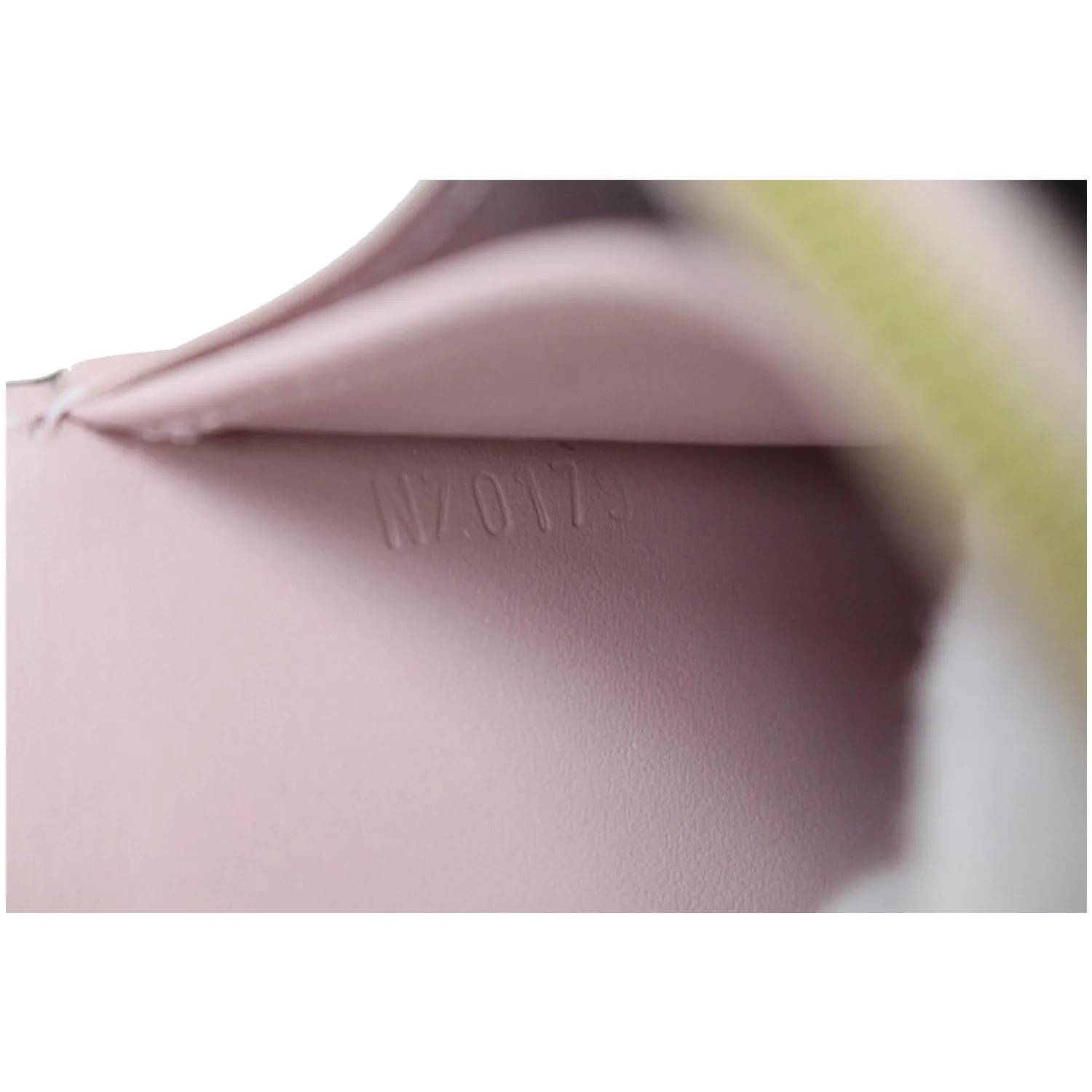 LOUIS VUITTON Cherrywood Monogram/Patent Leather Wallet Rose Ballerine