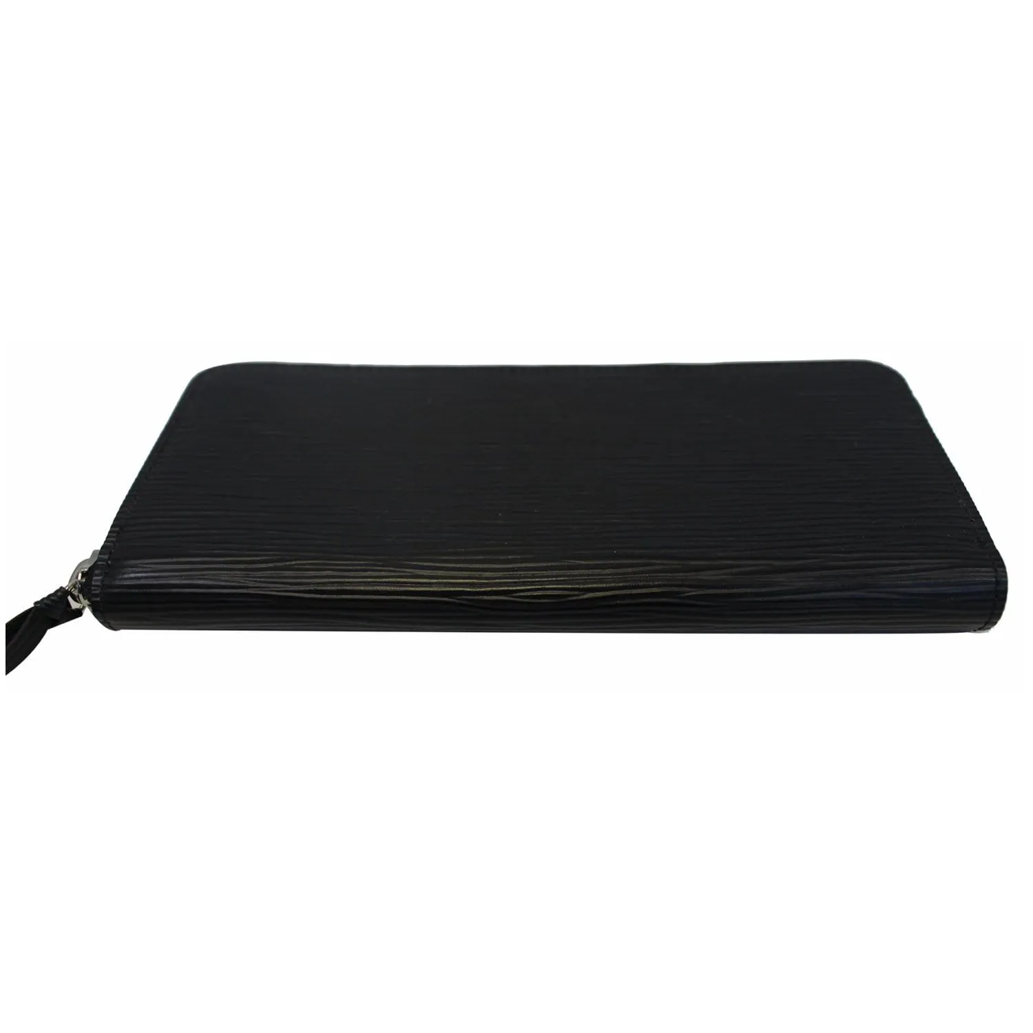 LOUIS VUITTON Clemence Epi Leather Wallet Black