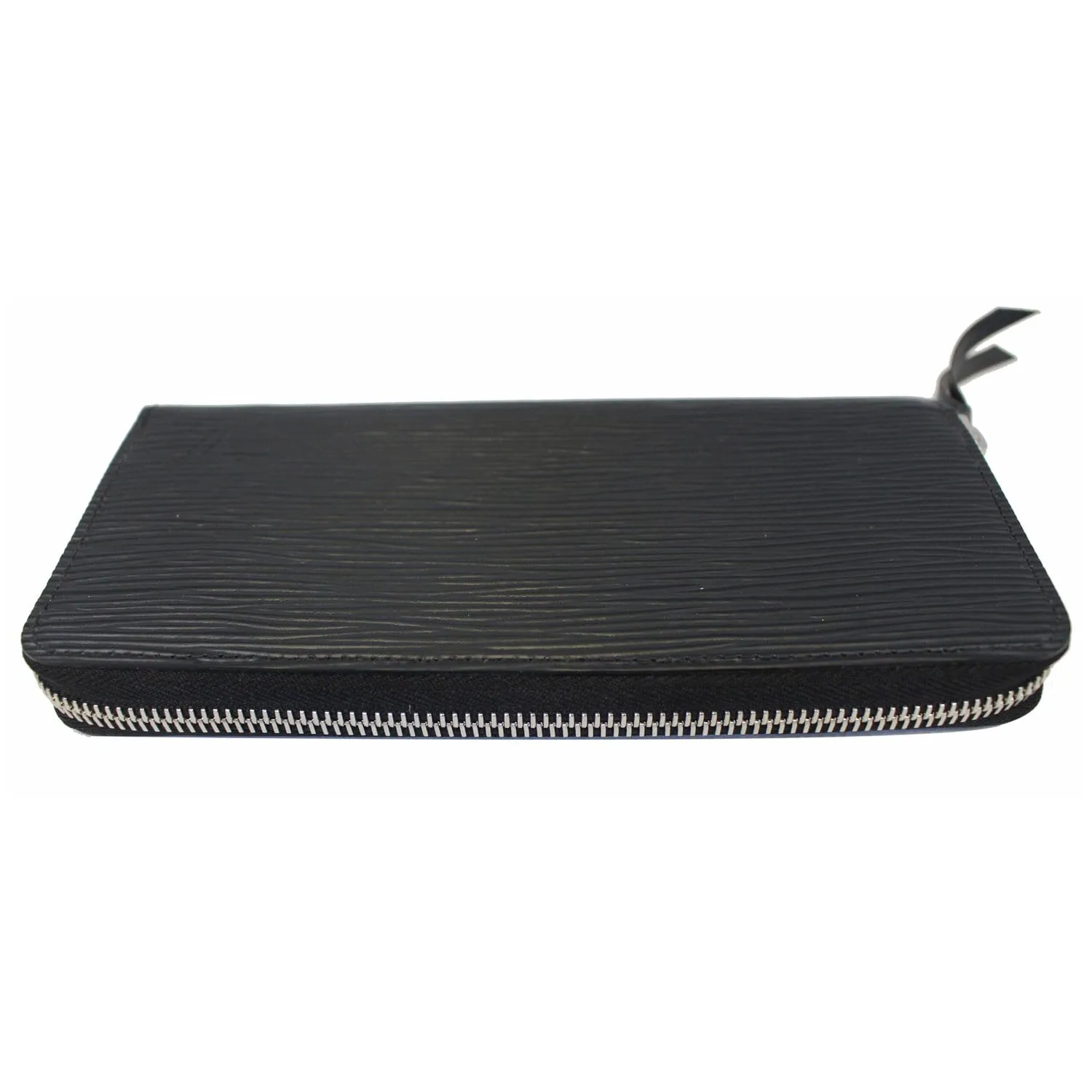 LOUIS VUITTON Clemence Epi Leather Wallet Black
