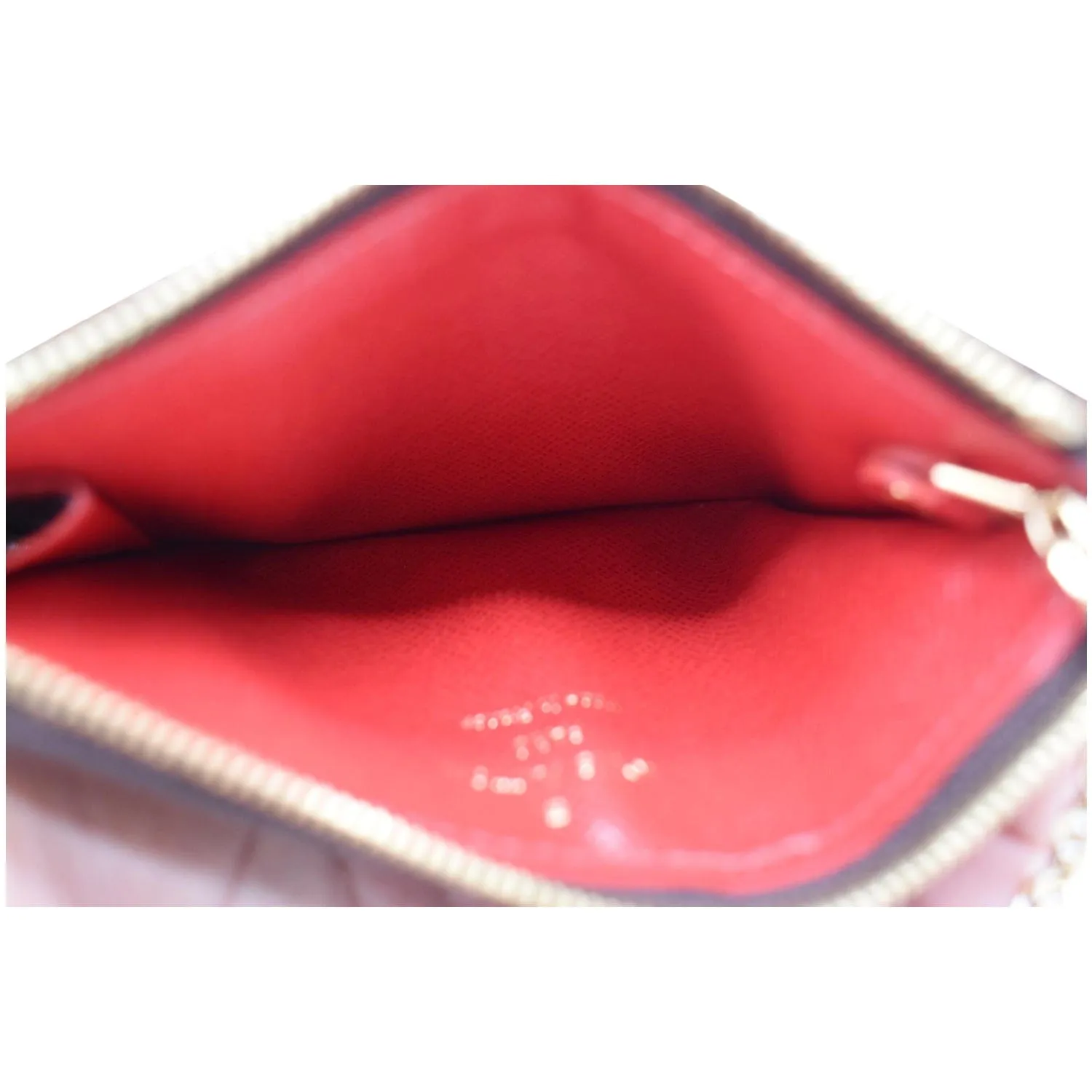 LOUIS VUITTON Damier Ebene Recto Verso Card Holder Brown