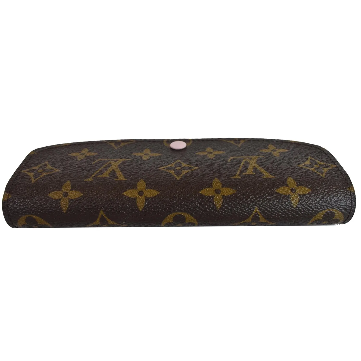 LOUIS VUITTON Emilie Monogram Canvas Wallet Brown
