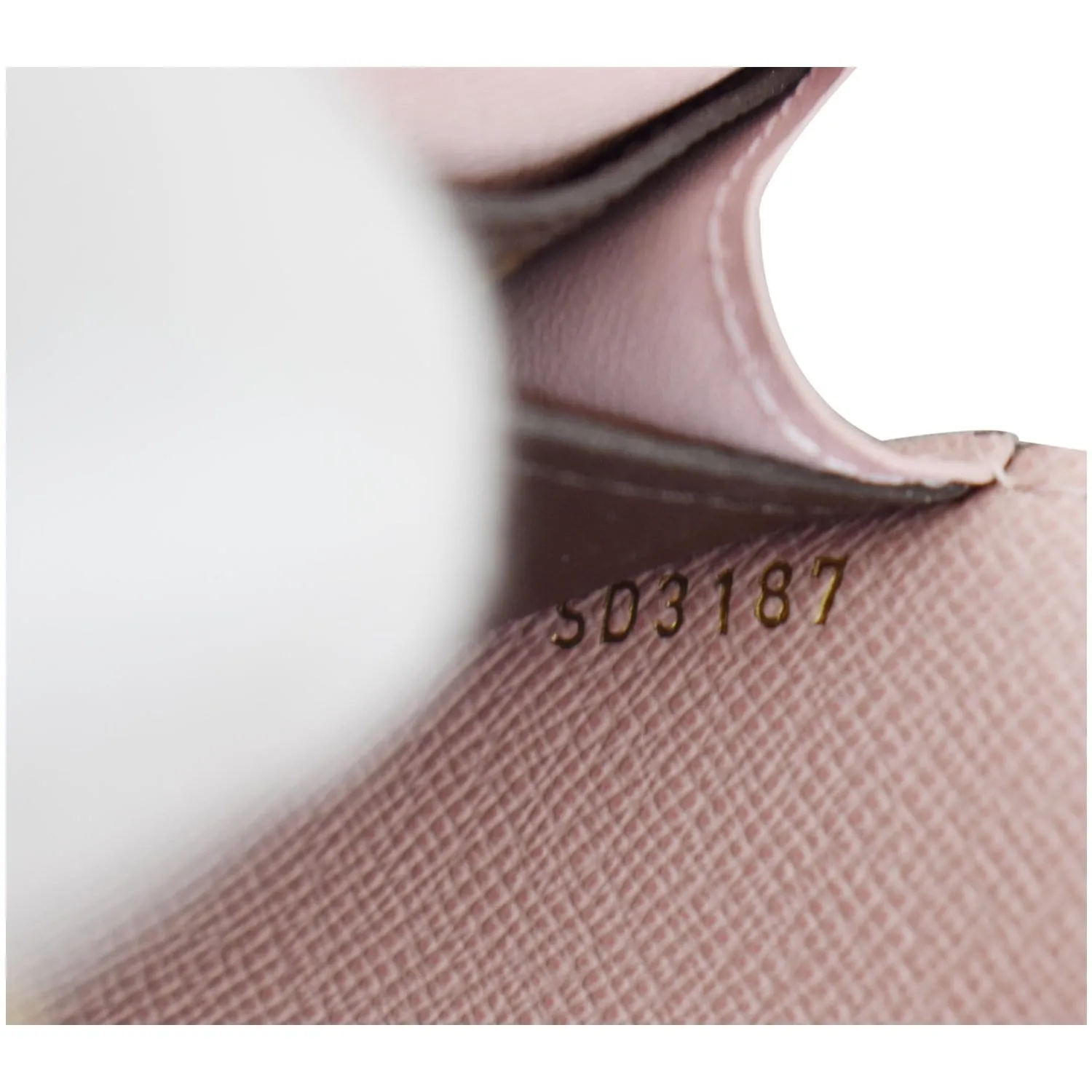 LOUIS VUITTON Emilie Monogram Canvas Wallet Brown