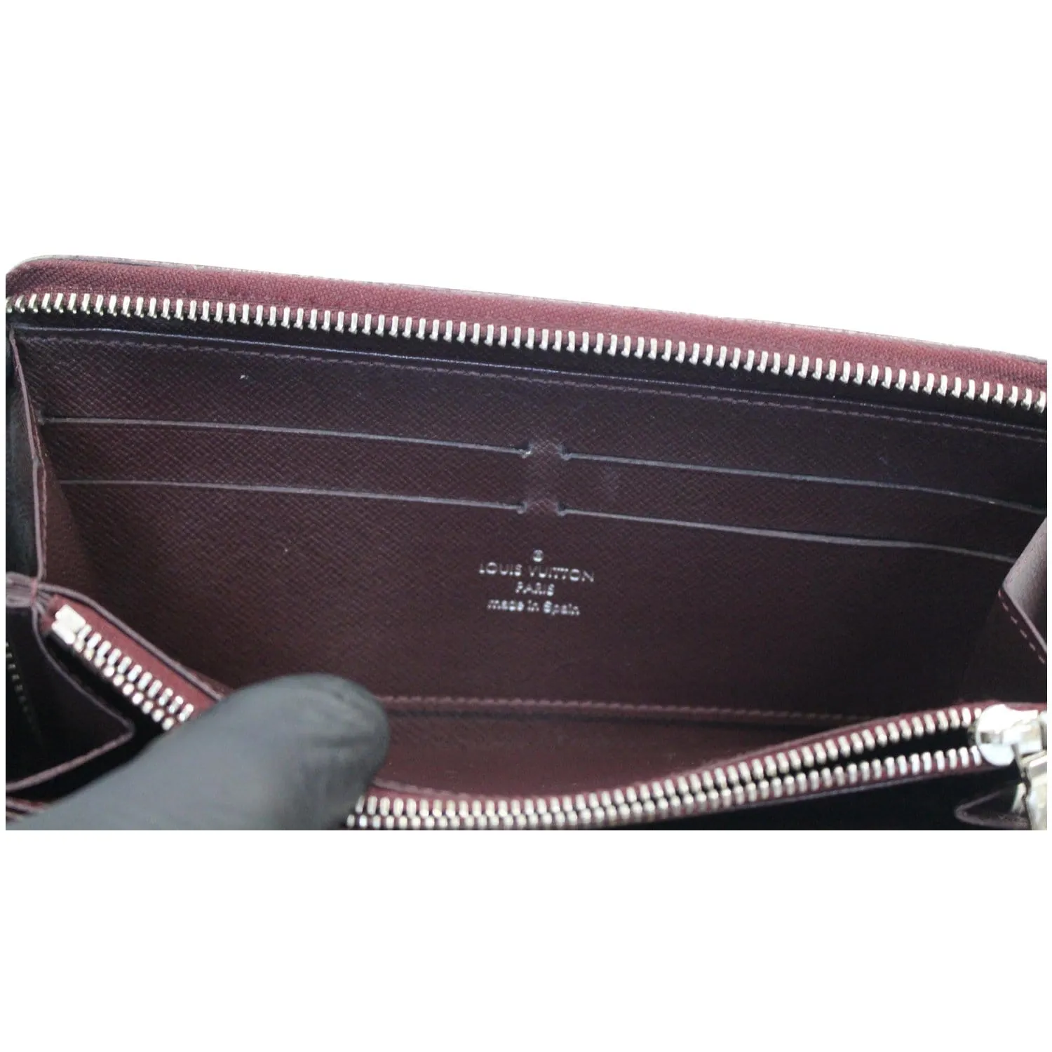 LOUIS VUITTON Epi Electric Zippy Wallet Deep Burgundy - Final Sale