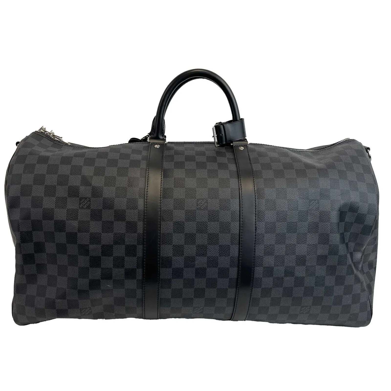 Louis Vuitton - Keep all 55 Bandouliere in Damier Graphite Canvas w/ Strap