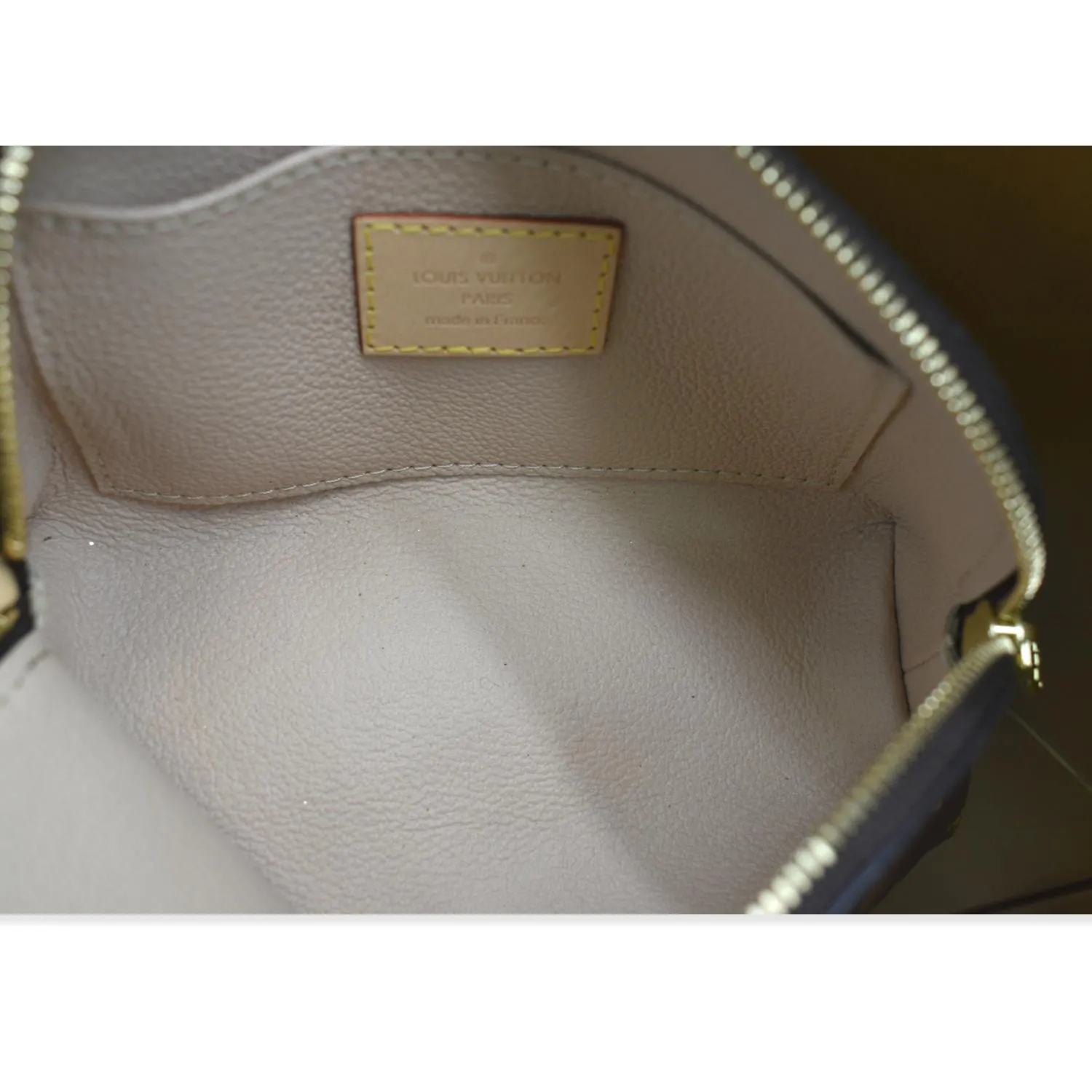 LOUIS VUITTON  Monogram Canvas Cosmetic Pouch Brown