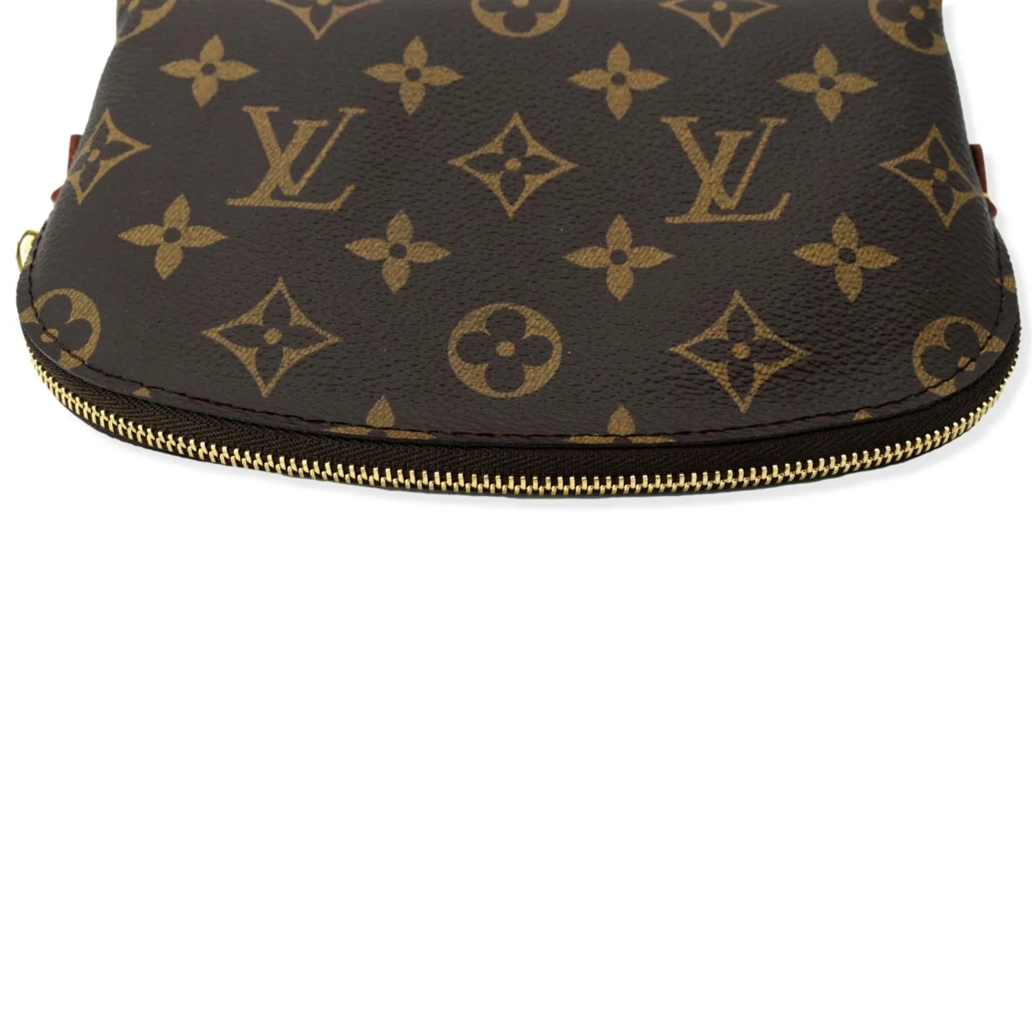LOUIS VUITTON  Monogram Canvas Cosmetic Pouch Brown