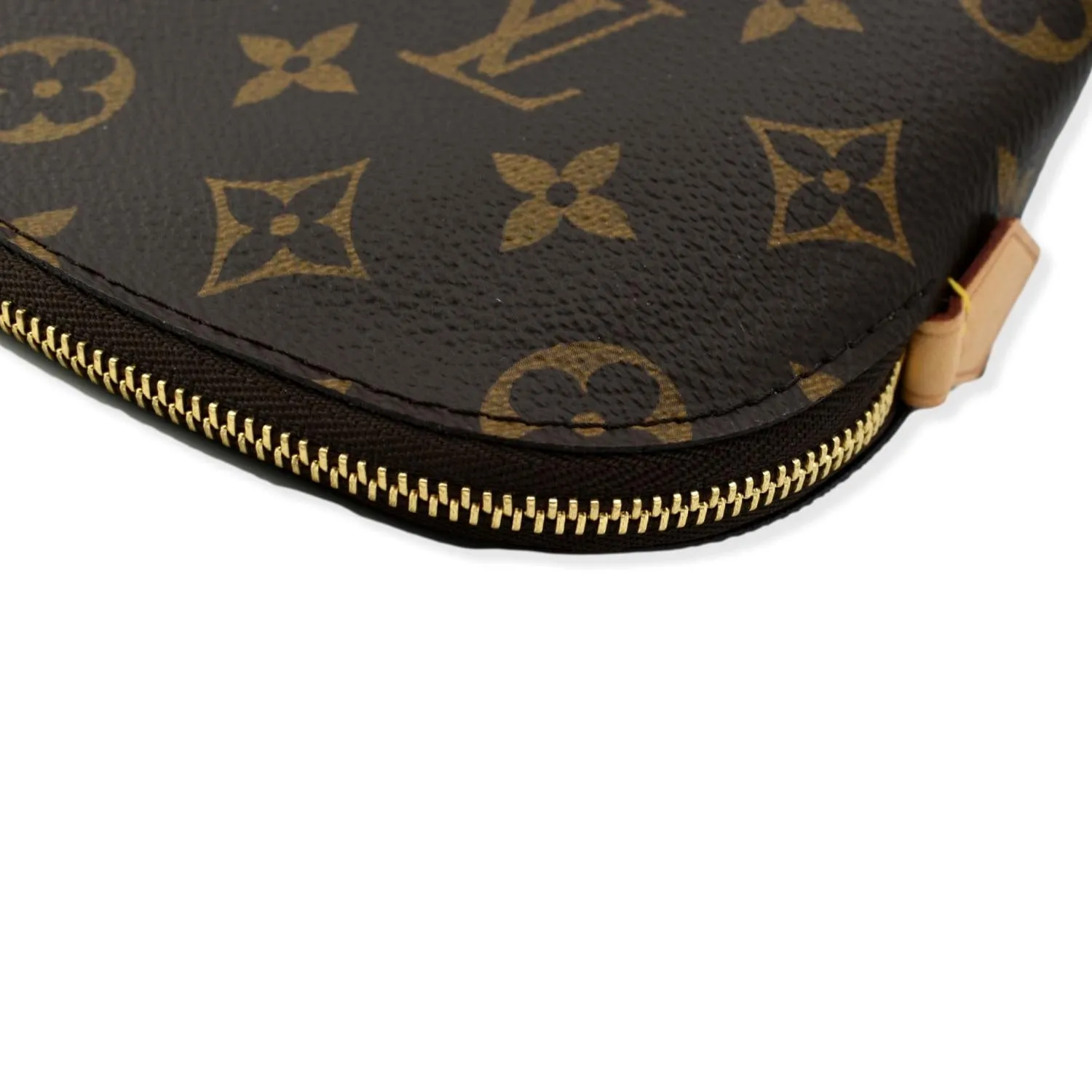 LOUIS VUITTON  Monogram Canvas Cosmetic Pouch Brown