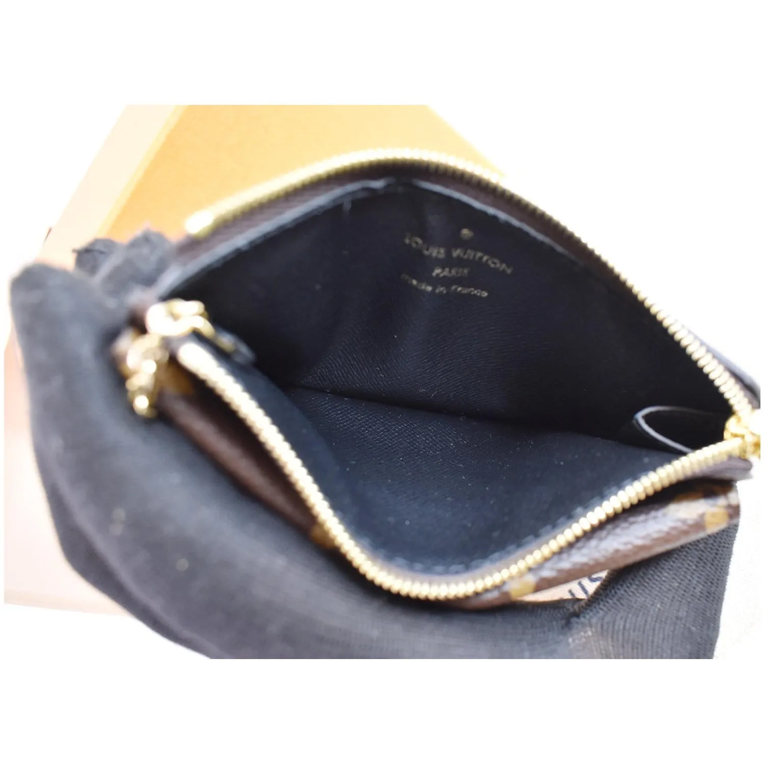Louis Vuitton Monogram Canvas Recto Verso Card Holder Brown