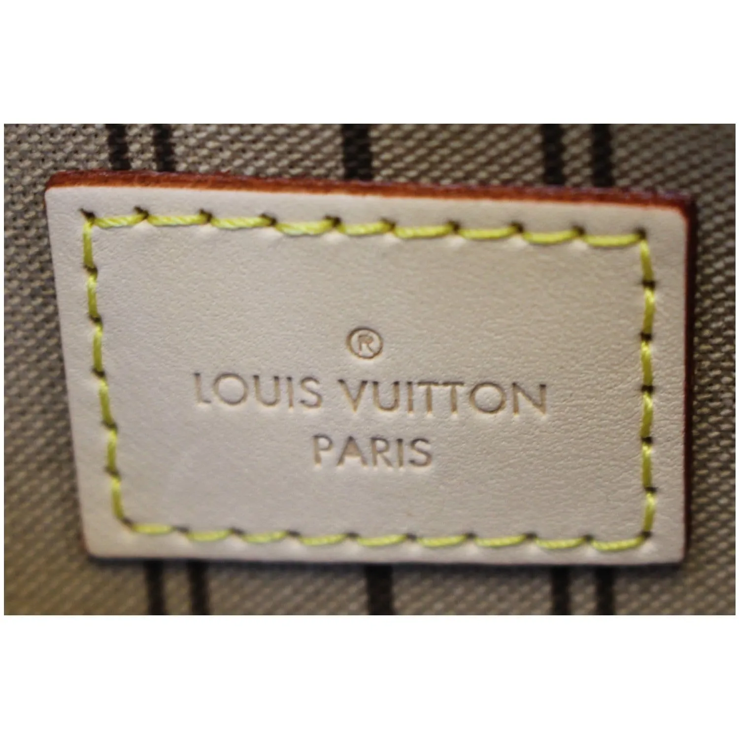 LOUIS VUITTON Pochette Wristlet Pouch Monogram Canvas Neverfull MM Brown