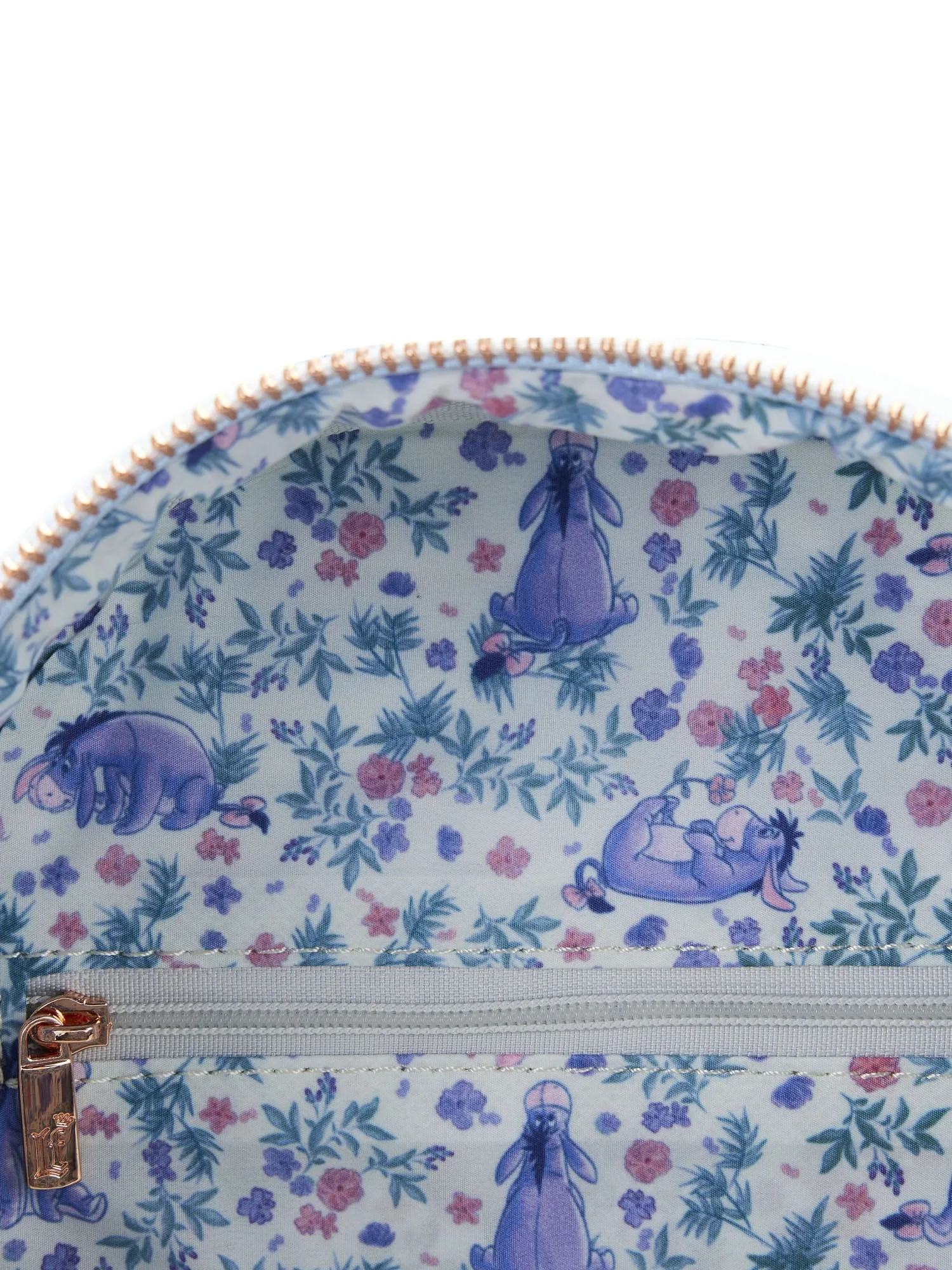 Loungefly x Disney Eeyore Mini Backpack Handbag Floral Light Blue