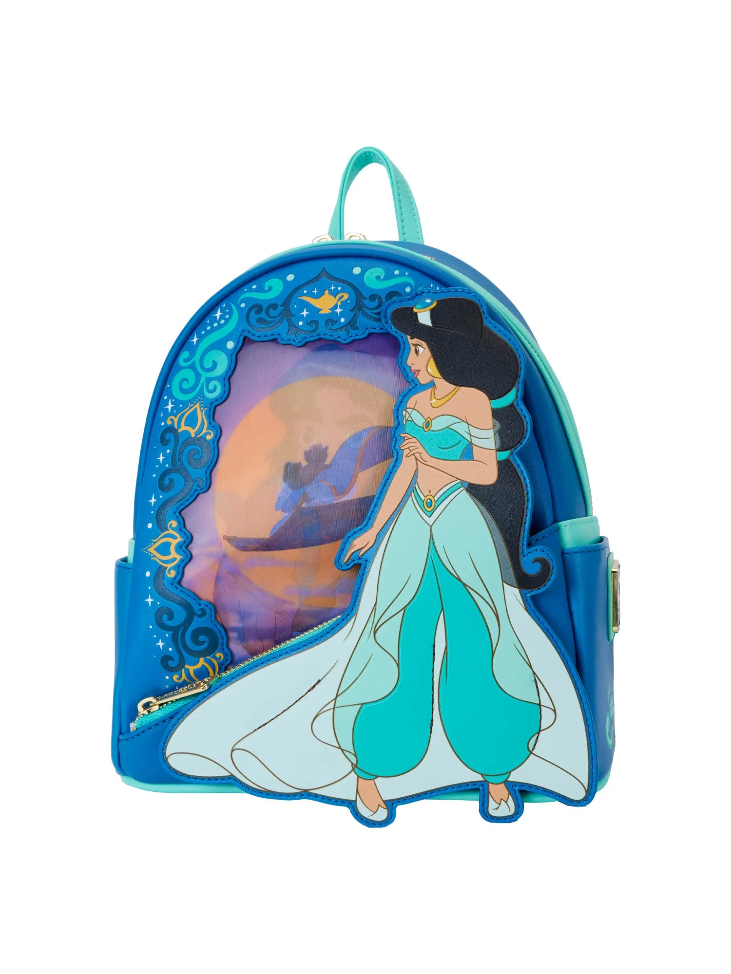 Loungefly x Disney Princess Jasmine Aladdin Lenticular Mini Backpack