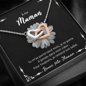 LOVYOUMOM • Collier de la fête des mères Double Cœur