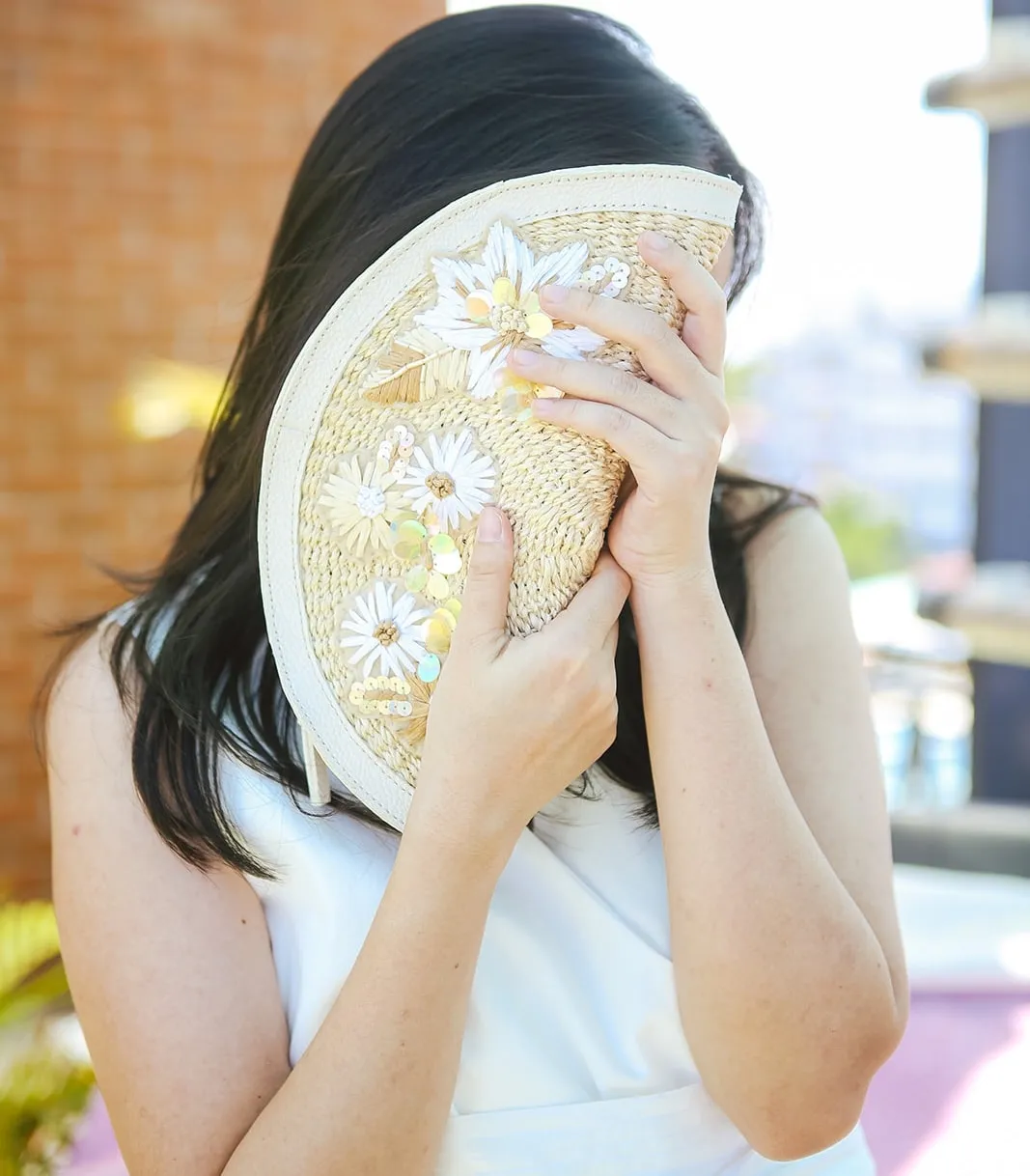 Luna Abaca Clutch