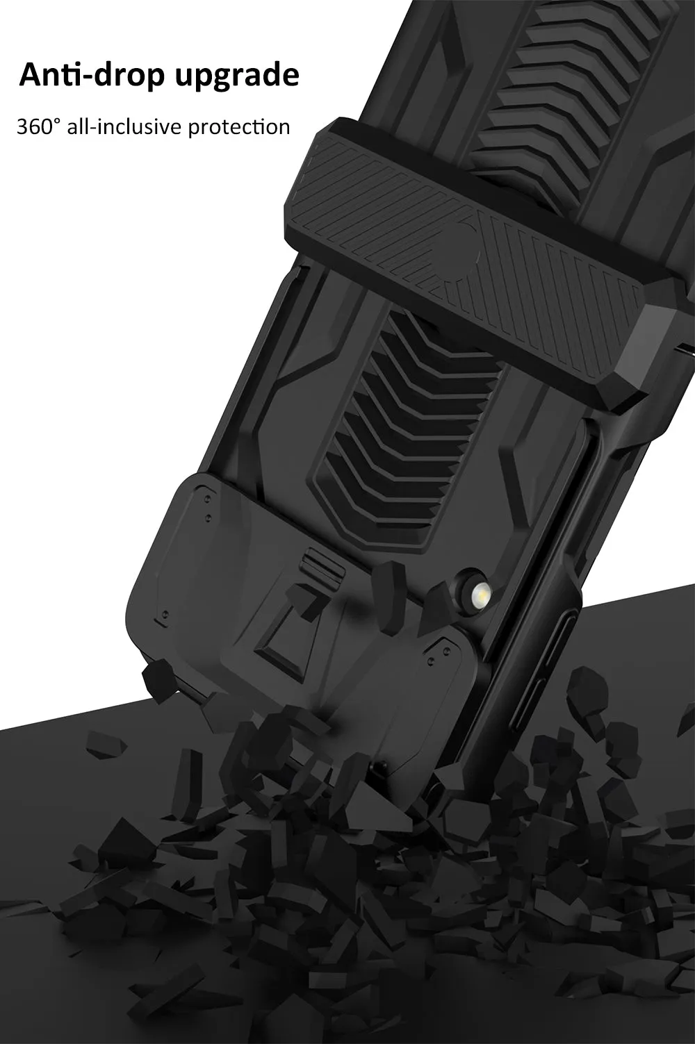 Magnetic Armored Camera Slide Cover For Samsung Galaxy Z Flip 3 Case All-included Hinge Plastic Hard For Galaxy Z Flip3 Case