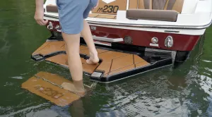 Malibu Swim Deck with Flip Down Step: 2019-2025