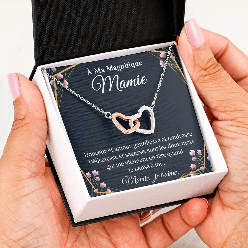 MAMIELOVA • Collier A Ma Mamie Double Cœur